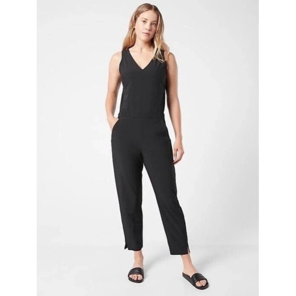 ATHLETA Brooklyn Jumpsuit Women's Size 8 Black #981021